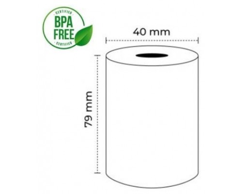 PAPEL TERMICO 79X40 8U BPA